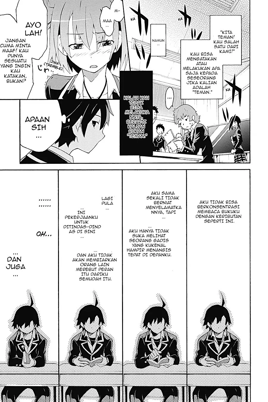 Yahari Ore no Seishun Love Come wa Machigatteiru @comic Chapter 4.1 Gambar 11