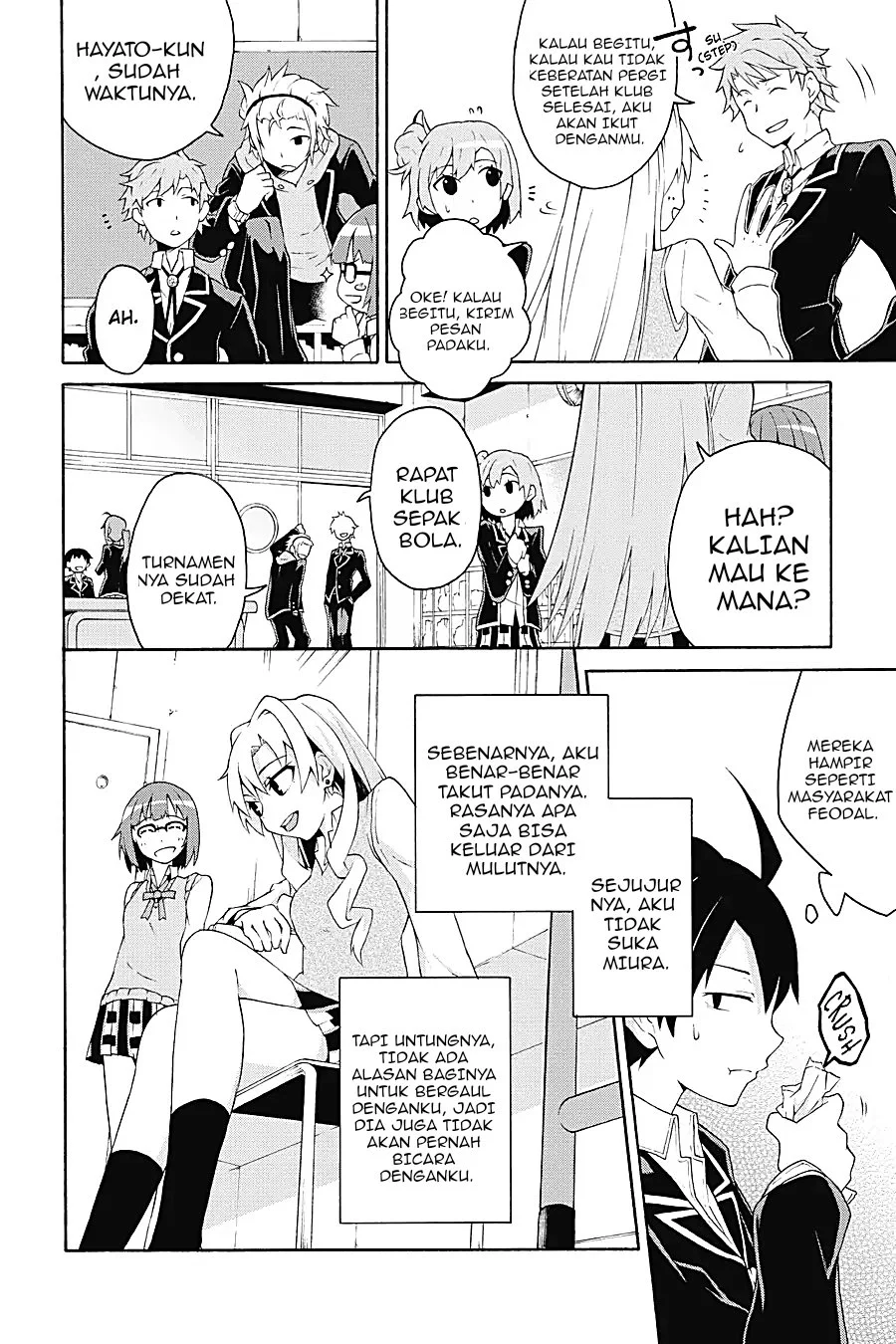 Yahari Ore no Seishun Love Come wa Machigatteiru @comic Chapter 4.1 Gambar 8