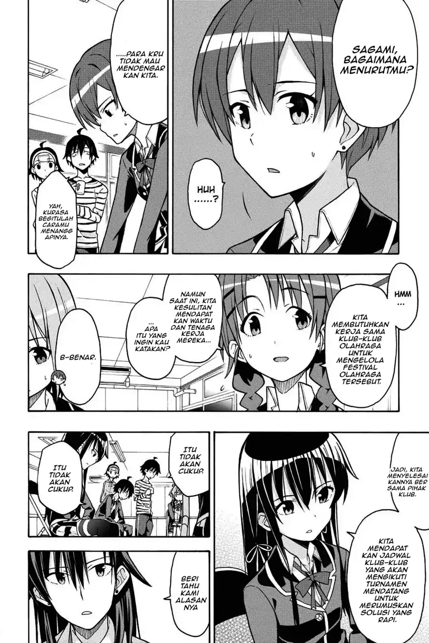 Yahari Ore no Seishun Love Come wa Machigatteiru @comic Chapter 44 Gambar 20
