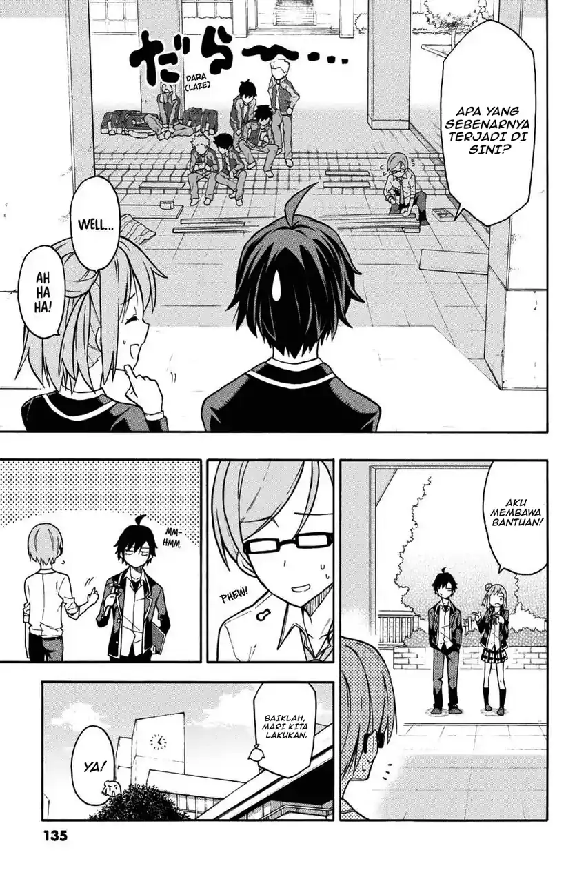 Yahari Ore no Seishun Love Come wa Machigatteiru @comic Chapter 45 Gambar 19