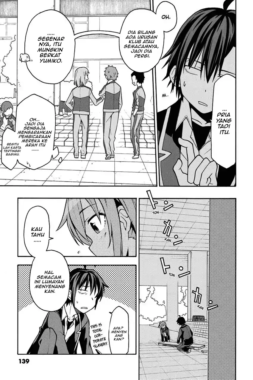 Yahari Ore no Seishun Love Come wa Machigatteiru @comic Chapter 45 Gambar 23