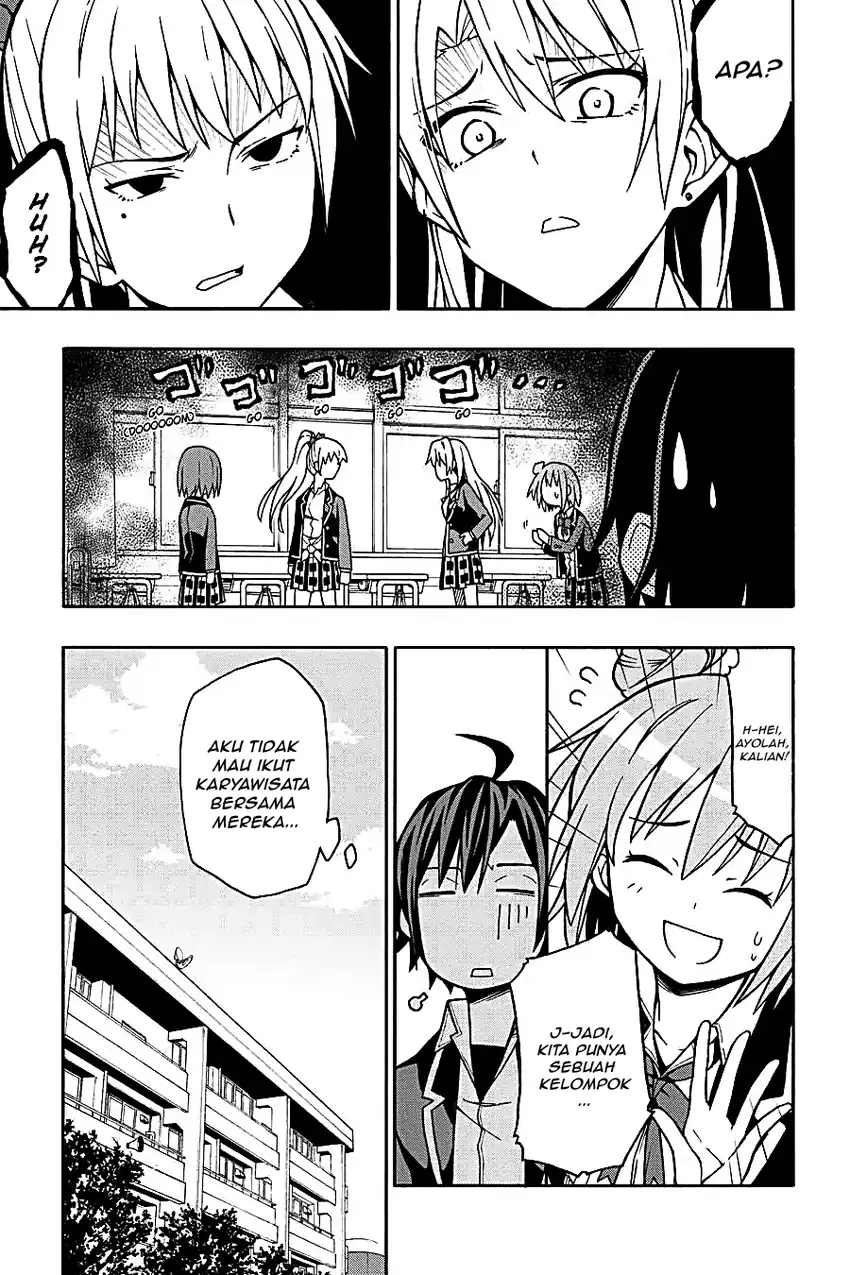 Yahari Ore no Seishun Love Come wa Machigatteiru @comic Chapter 49 Gambar 20