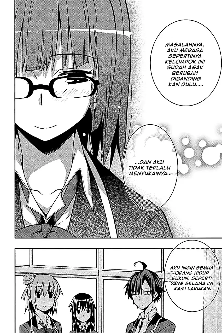 Yahari Ore no Seishun Love Come wa Machigatteiru @comic Chapter 49 Gambar 27