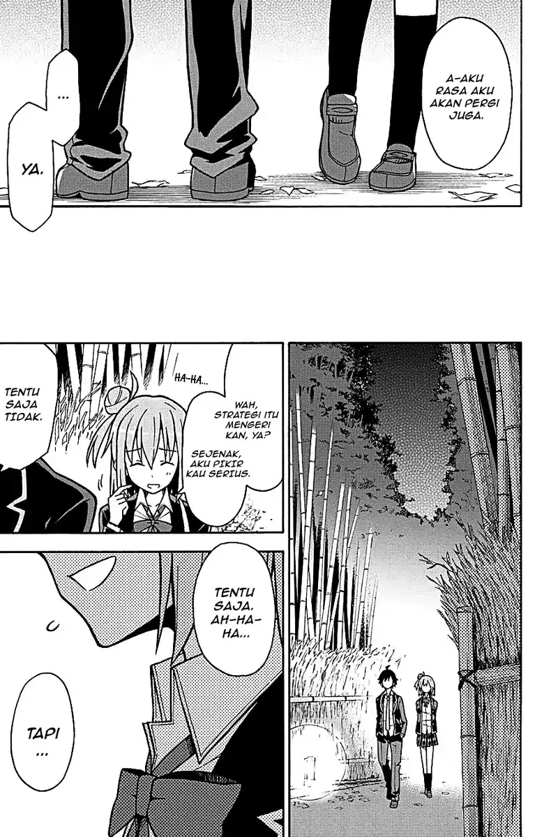 Yahari Ore no Seishun Love Come wa Machigatteiru @comic Chapter 52 Gambar 26