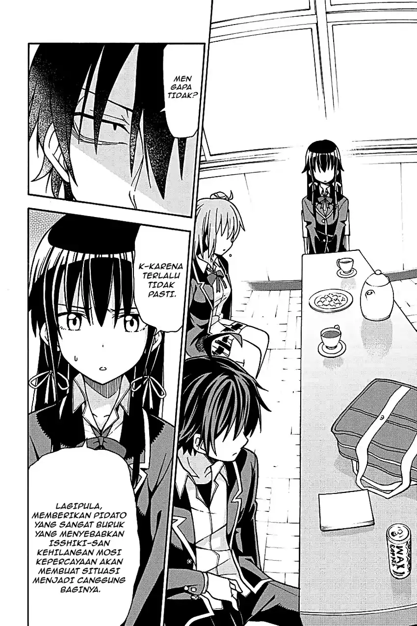 Yahari Ore no Seishun Love Come wa Machigatteiru @comic Chapter 53 Gambar 21