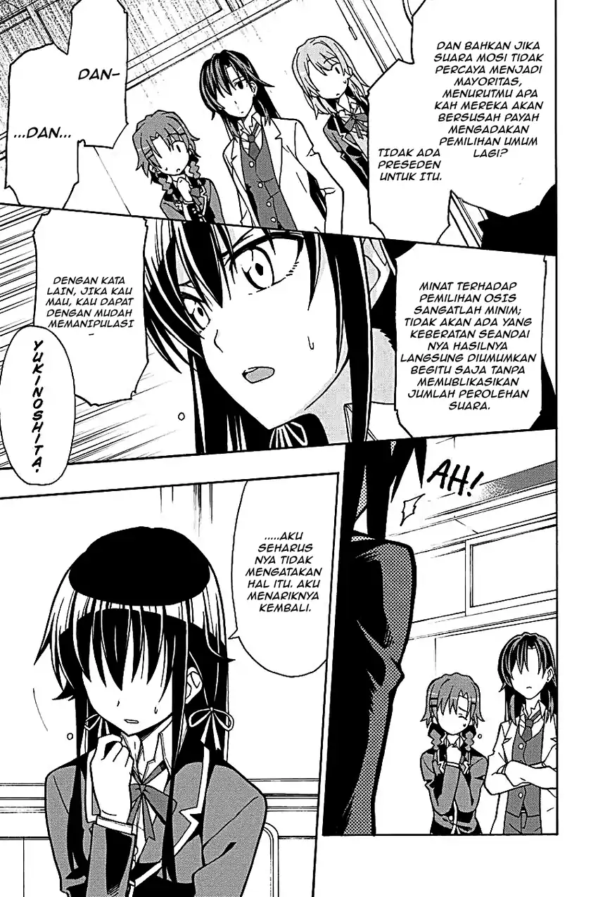 Yahari Ore no Seishun Love Come wa Machigatteiru @comic Chapter 53 Gambar 22
