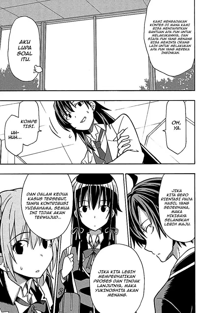 Yahari Ore no Seishun Love Come wa Machigatteiru @comic Chapter 53 Gambar 28