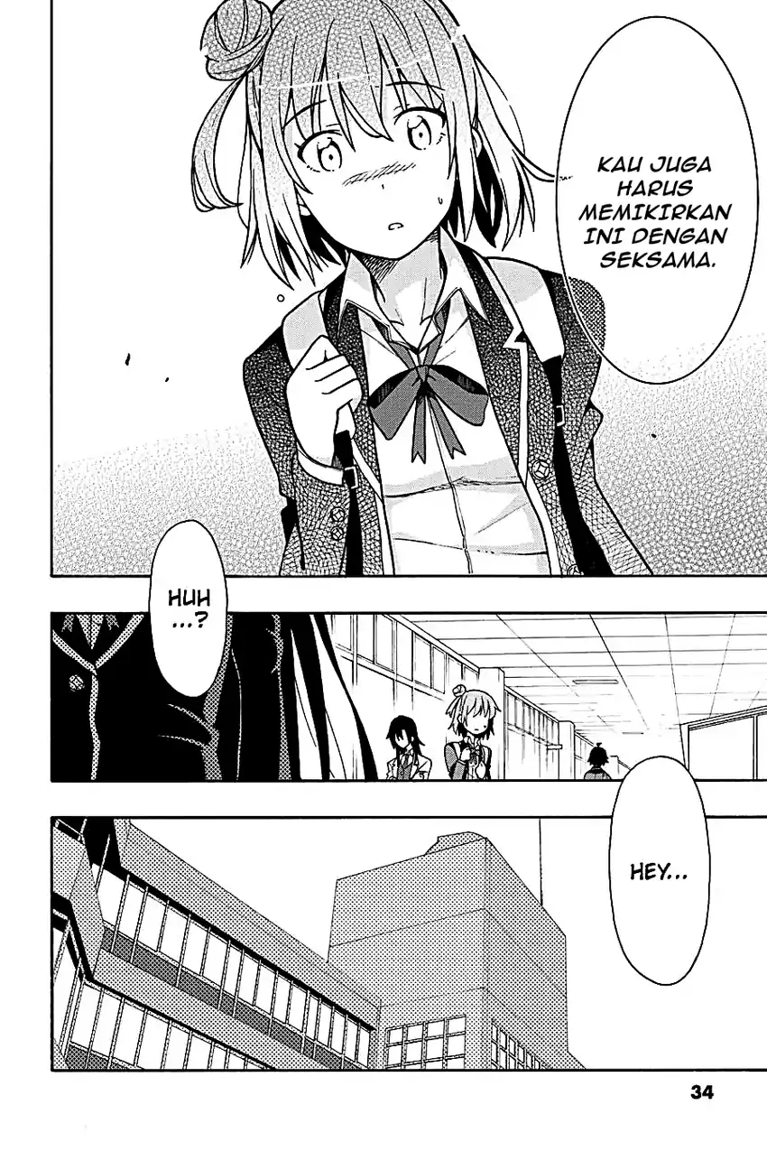 Yahari Ore no Seishun Love Come wa Machigatteiru @comic Chapter 53 Gambar 31