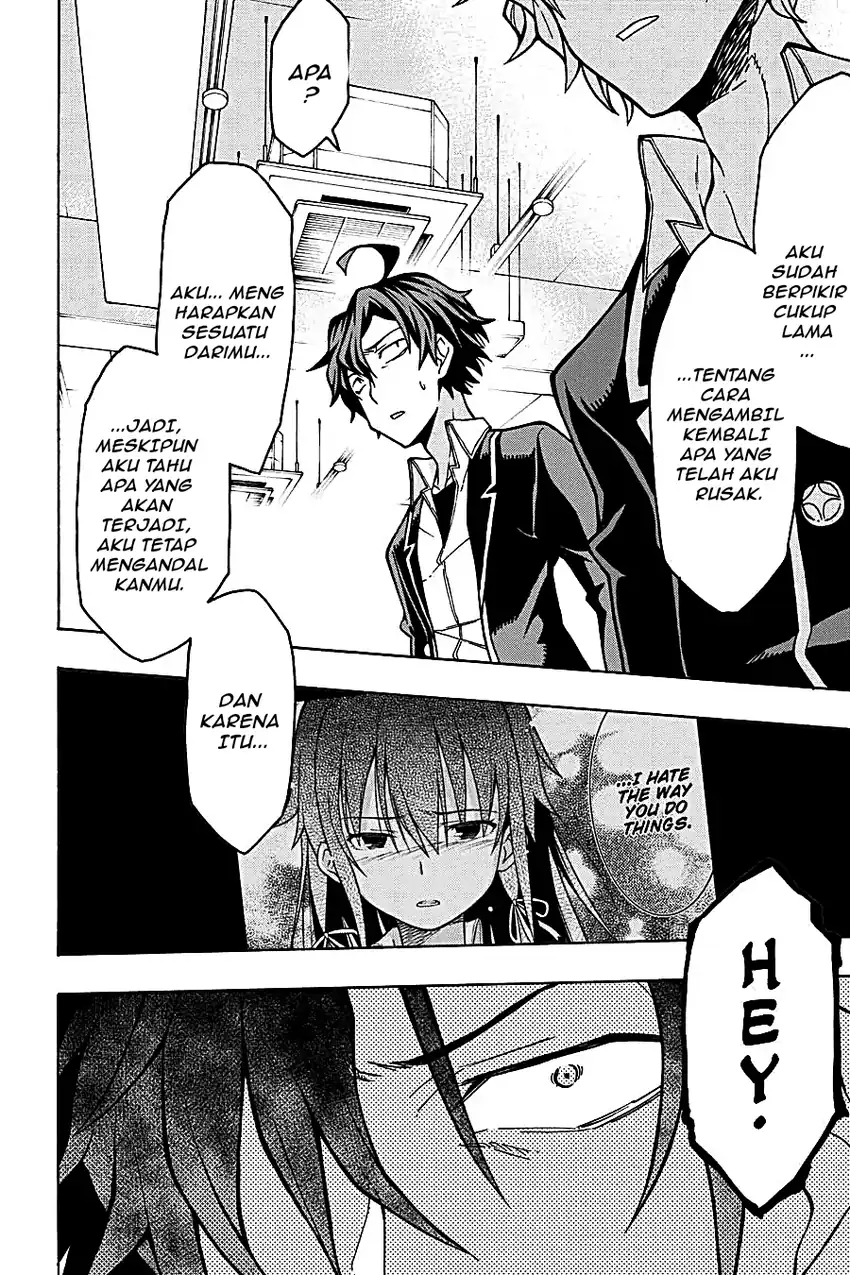 Yahari Ore no Seishun Love Come wa Machigatteiru @comic Chapter 54 Gambar 41