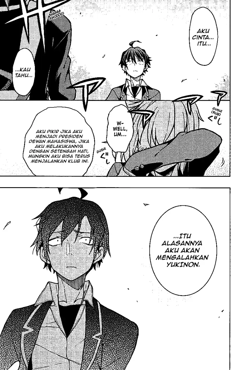 Yahari Ore no Seishun Love Come wa Machigatteiru @comic Chapter 55 Gambar 19