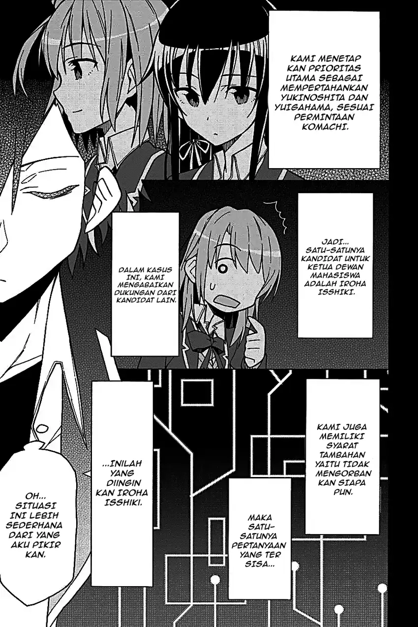 Yahari Ore no Seishun Love Come wa Machigatteiru @comic Chapter 56 Gambar 25