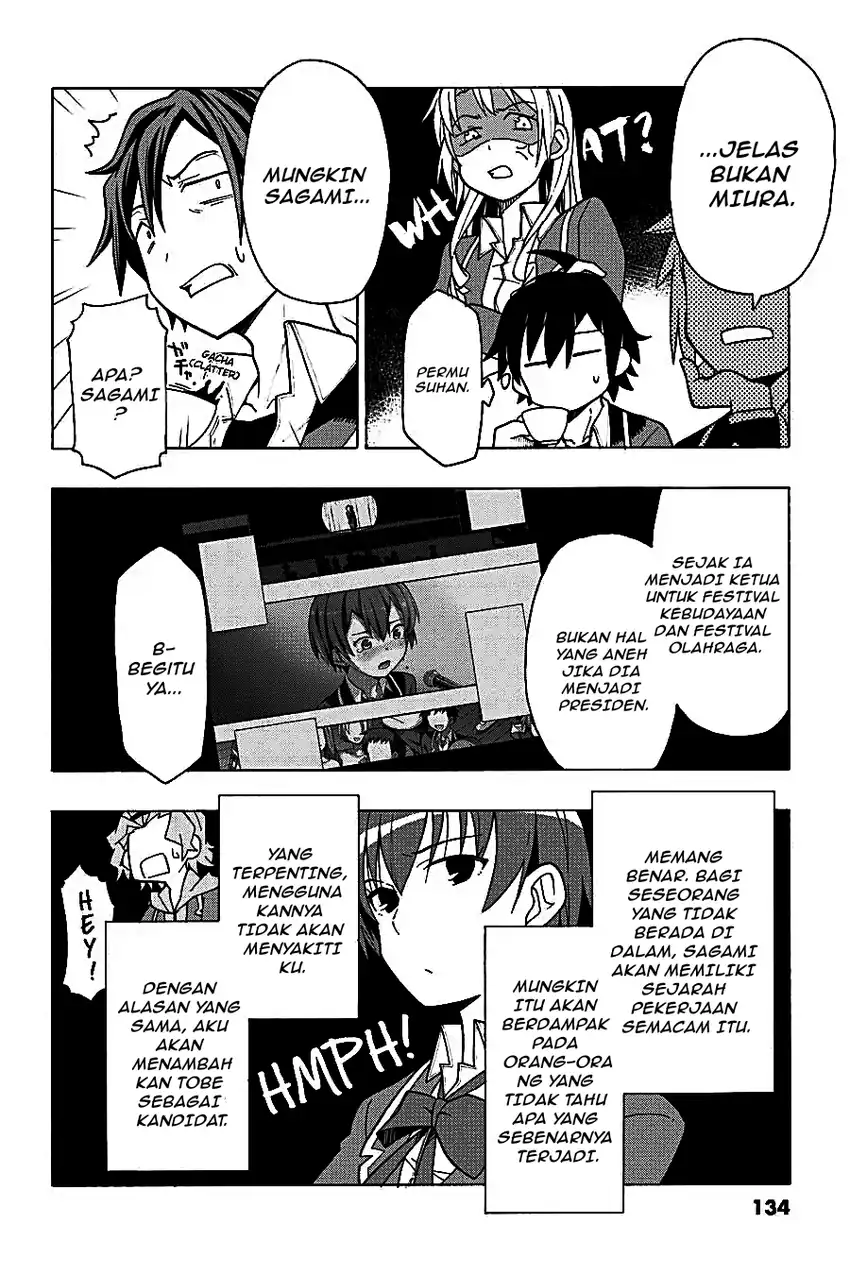 Yahari Ore no Seishun Love Come wa Machigatteiru @comic Chapter 56 Gambar 28