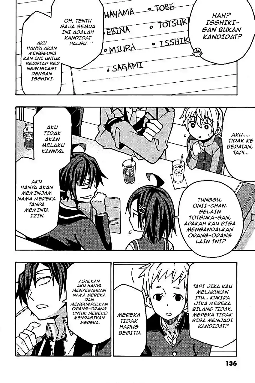 Yahari Ore no Seishun Love Come wa Machigatteiru @comic Chapter 56 Gambar 30