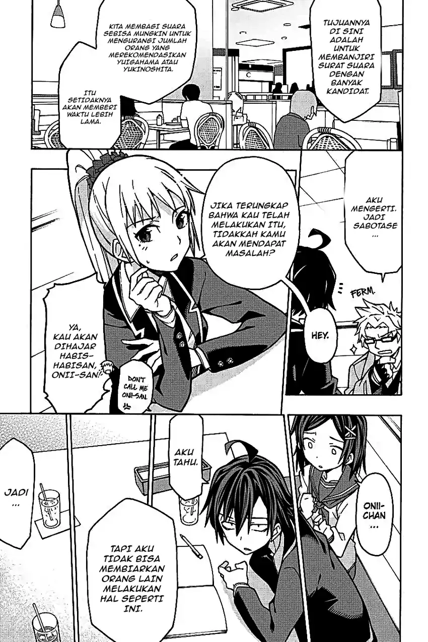 Yahari Ore no Seishun Love Come wa Machigatteiru @comic Chapter 56 Gambar 31