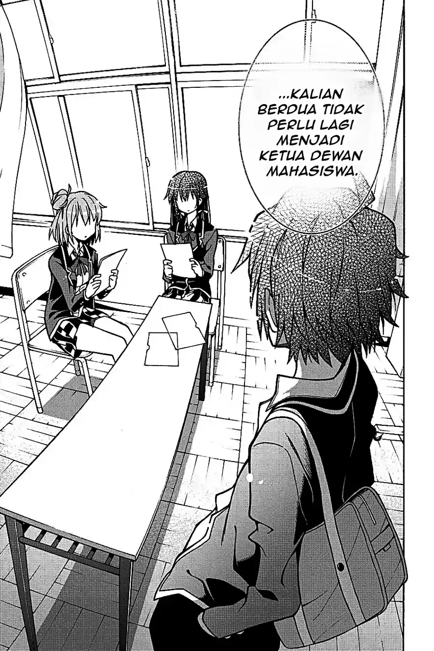 Yahari Ore no Seishun Love Come wa Machigatteiru @comic Chapter 57 Gambar 27