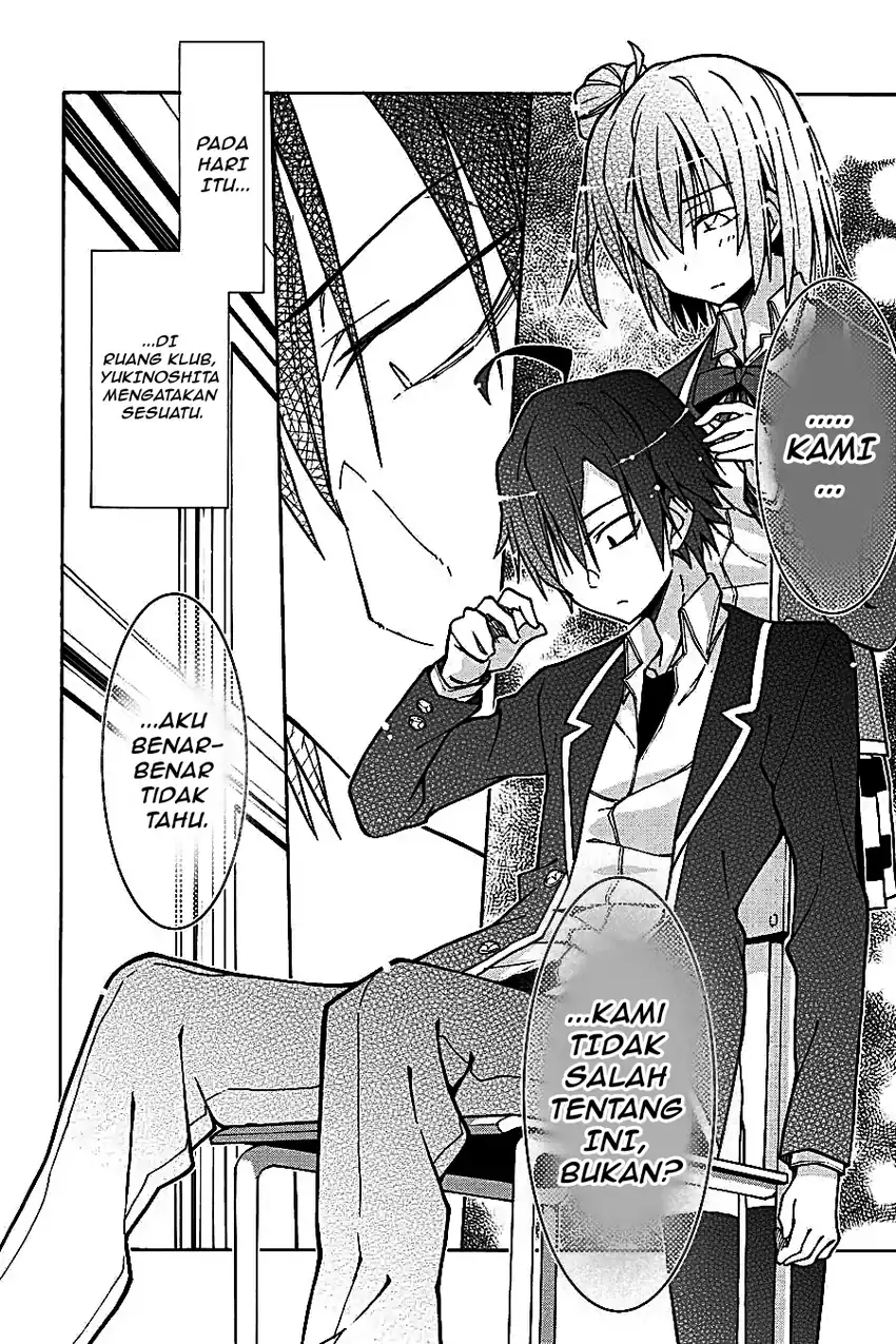 Yahari Ore no Seishun Love Come wa Machigatteiru @comic Chapter 57 Gambar 38