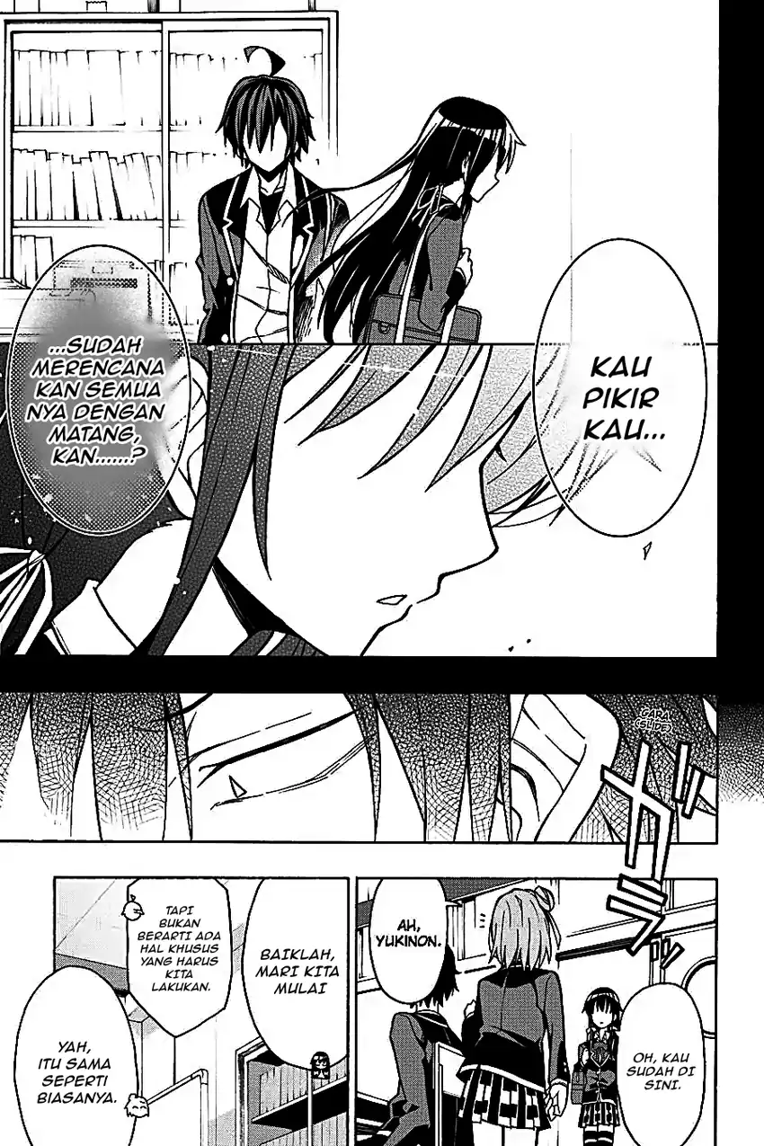 Yahari Ore no Seishun Love Come wa Machigatteiru @comic Chapter 57 Gambar 39