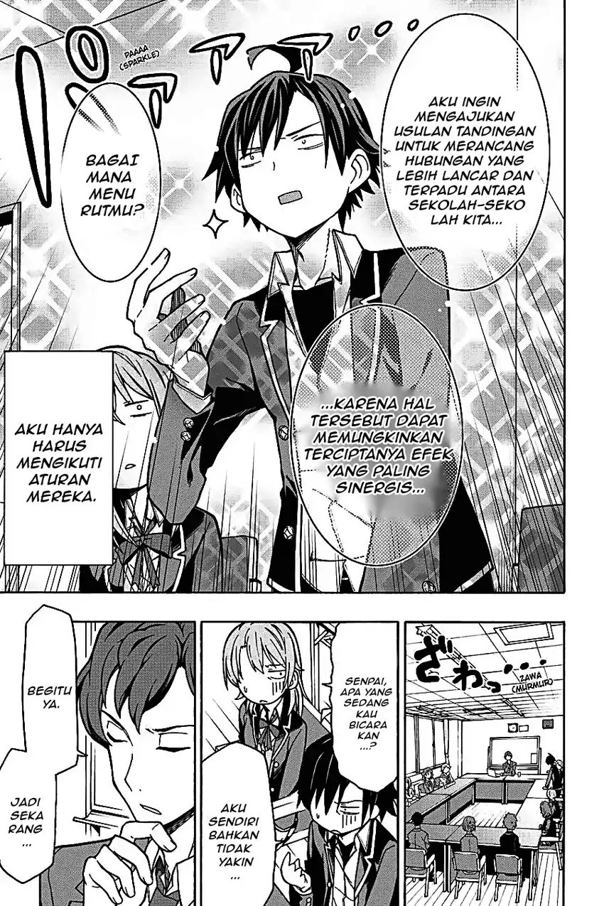 Yahari Ore no Seishun Love Come wa Machigatteiru @comic Chapter 59 Gambar 21