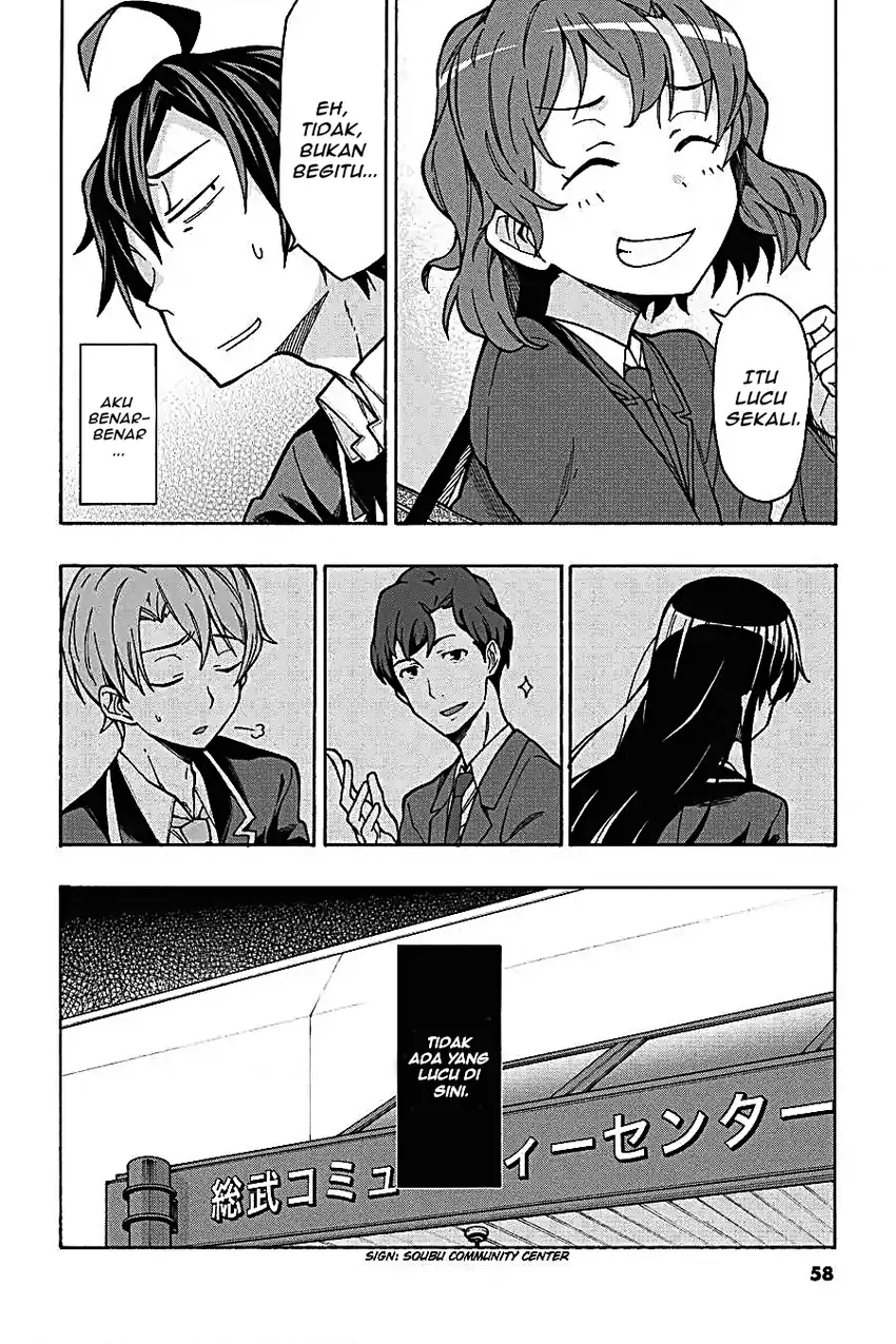 Yahari Ore no Seishun Love Come wa Machigatteiru @comic Chapter 59 Gambar 30