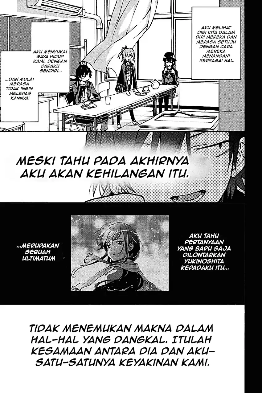 Yahari Ore no Seishun Love Come wa Machigatteiru @comic Chapter 61 Gambar 23