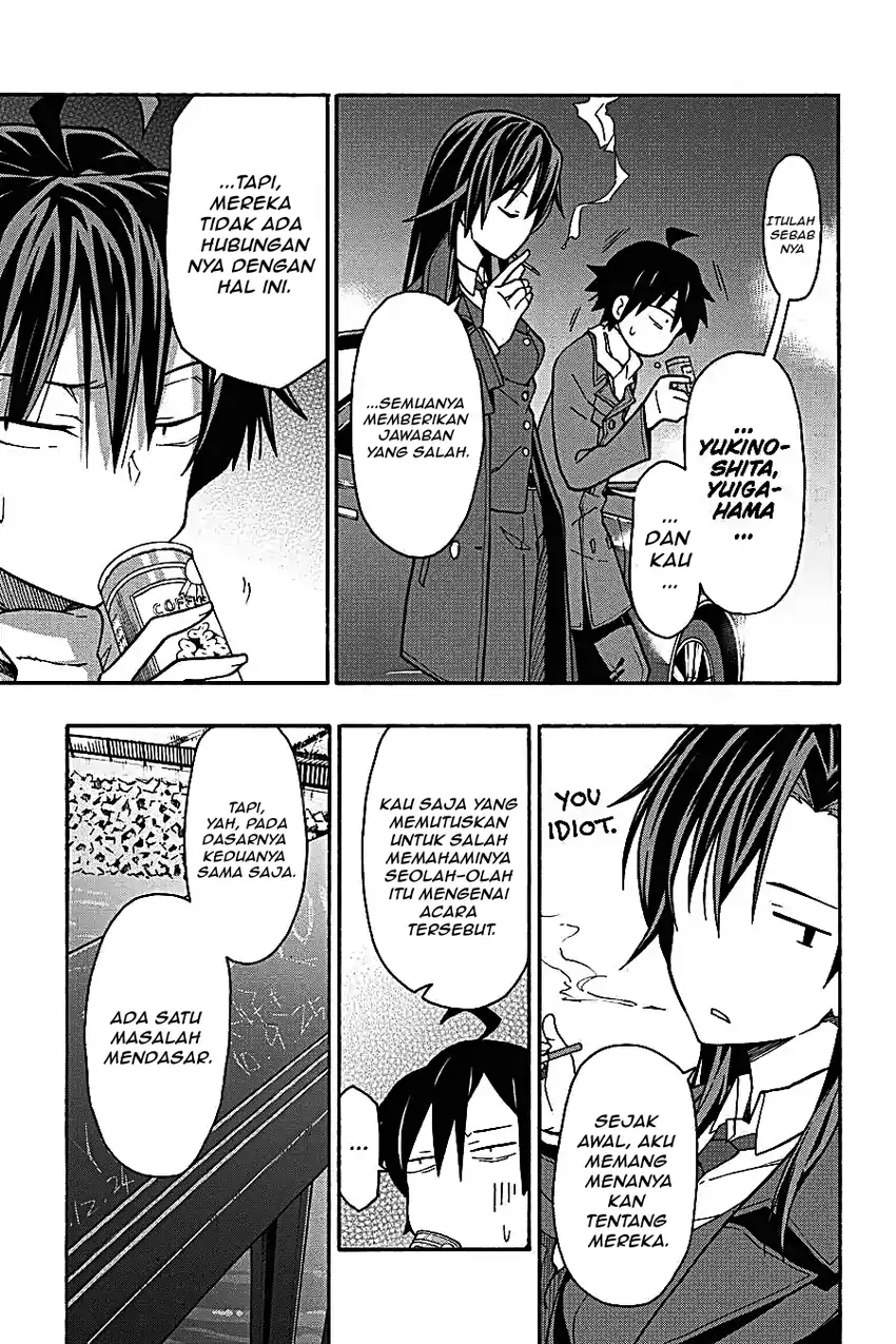 Yahari Ore no Seishun Love Come wa Machigatteiru @comic Chapter 61 Gambar 33