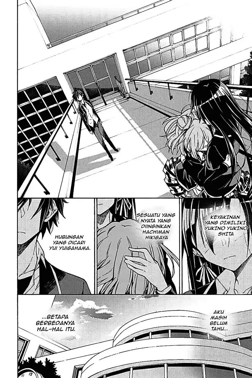 Yahari Ore no Seishun Love Come wa Machigatteiru @comic Chapter 63 Gambar 24