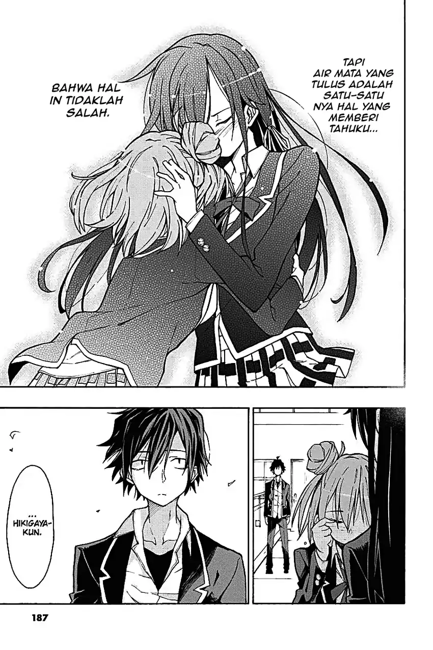 Yahari Ore no Seishun Love Come wa Machigatteiru @comic Chapter 63 Gambar 25