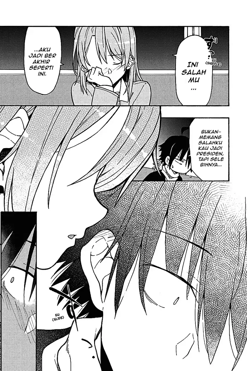 Yahari Ore no Seishun Love Come wa Machigatteiru @comic Chapter 67 Gambar 24
