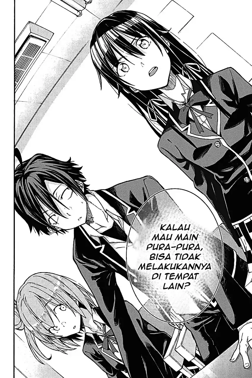 Yahari Ore no Seishun Love Come wa Machigatteiru @comic Chapter 68 Gambar 29