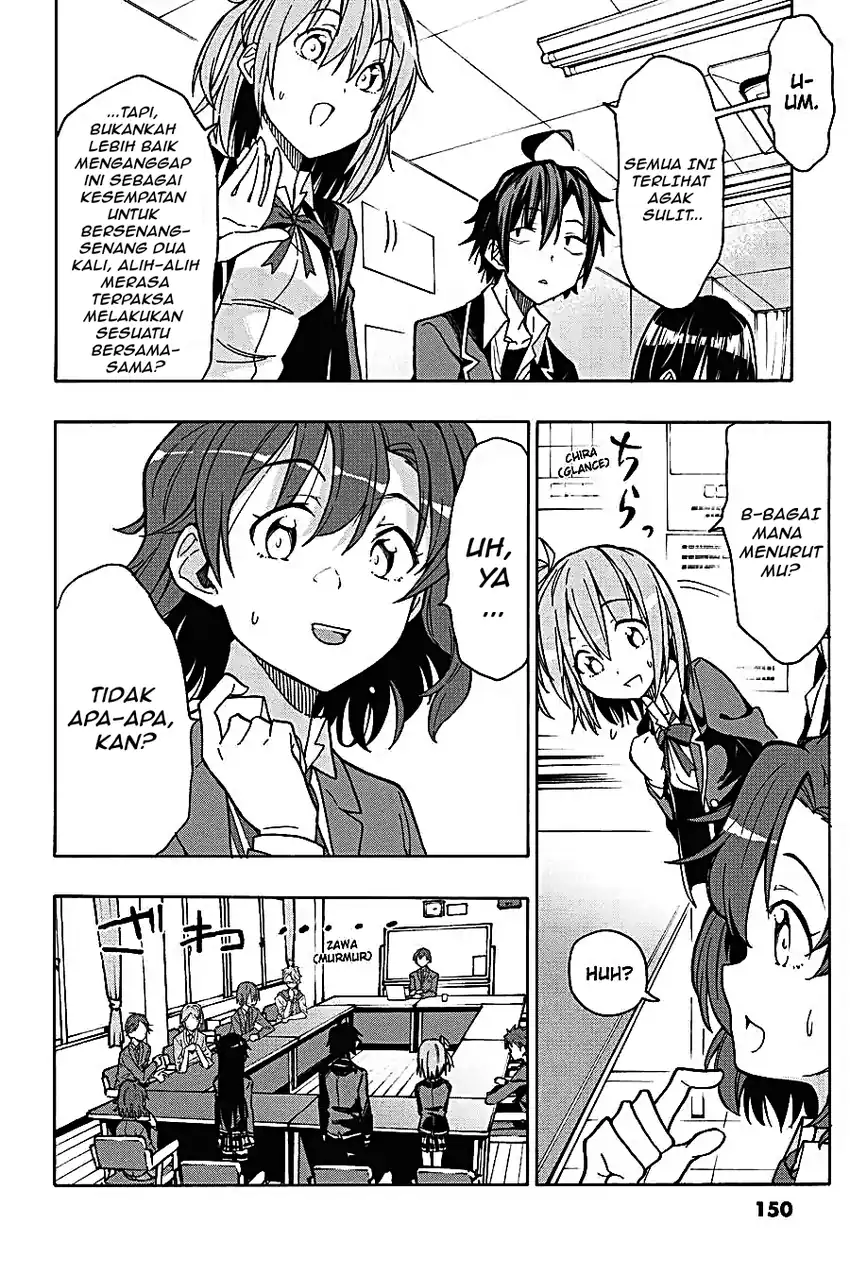 Yahari Ore no Seishun Love Come wa Machigatteiru @comic Chapter 68 Gambar 33