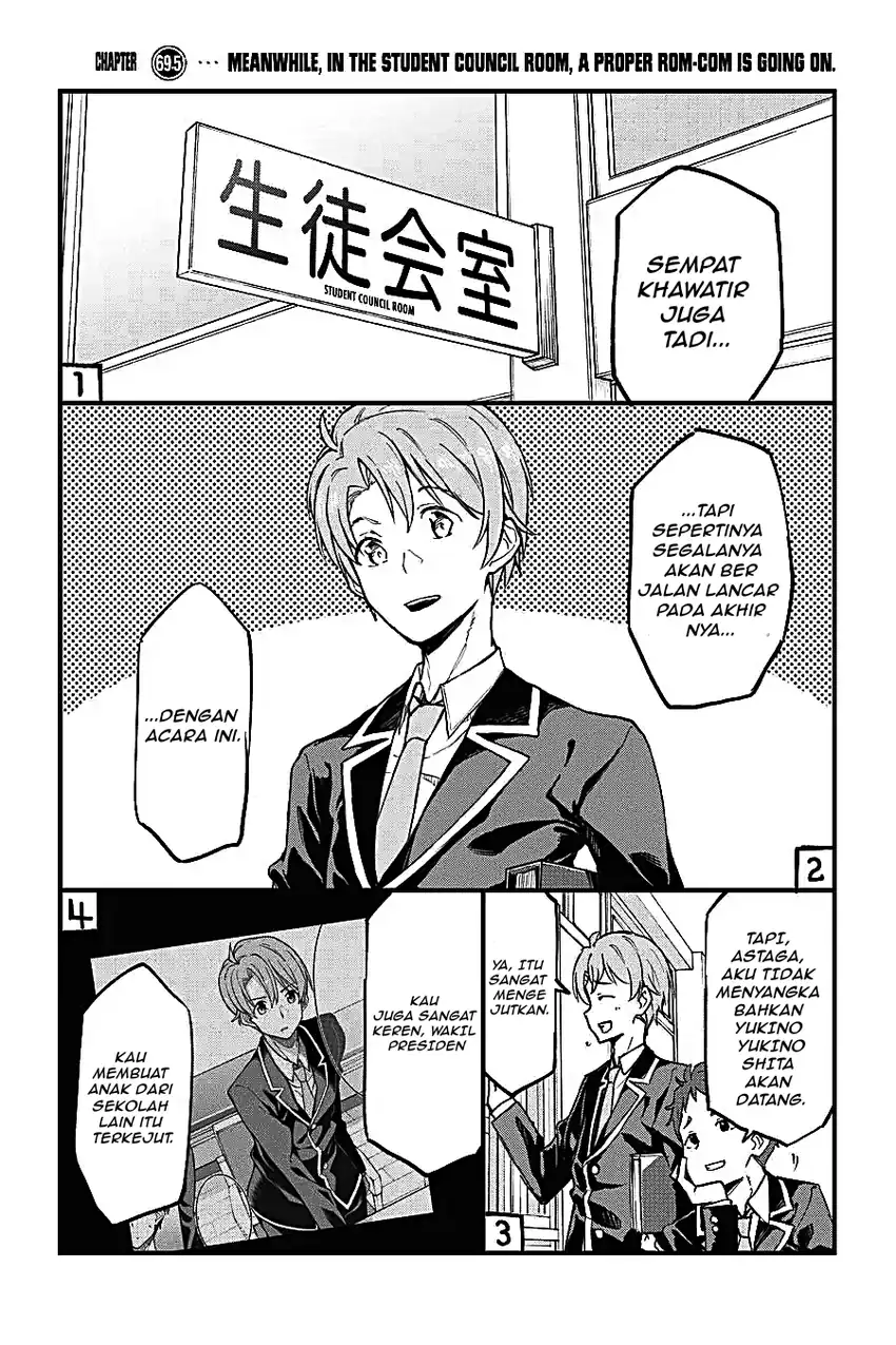 Yahari Ore no Seishun Love Come wa Machigatteiru @comic Chapter 69 Gambar 44
