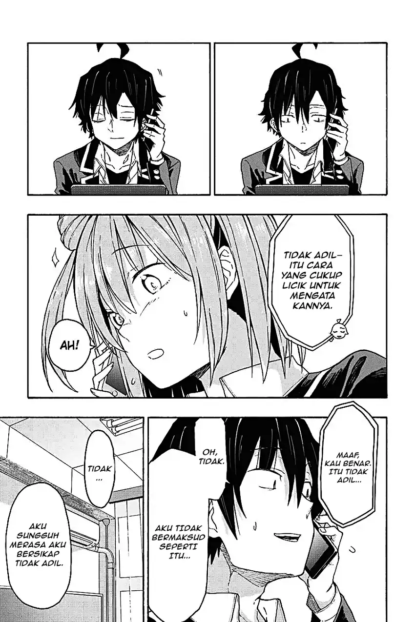 Yahari Ore no Seishun Love Come wa Machigatteiru @comic Chapter 71 Gambar 21