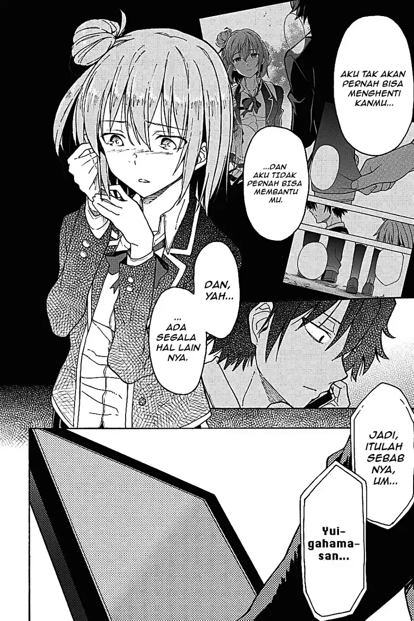 Yahari Ore no Seishun Love Come wa Machigatteiru @comic Chapter 71 Gambar 22