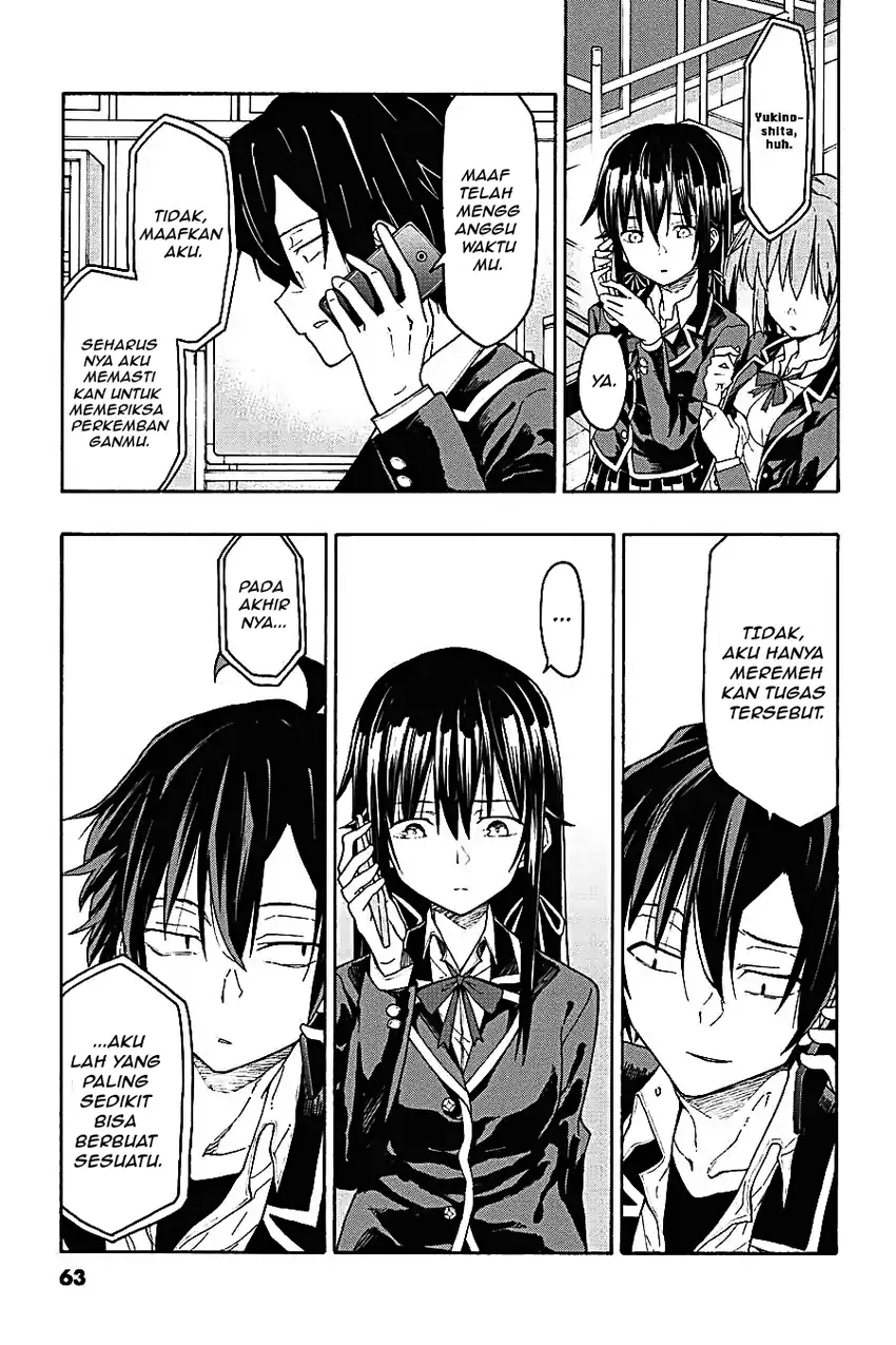Yahari Ore no Seishun Love Come wa Machigatteiru @comic Chapter 71 Gambar 23