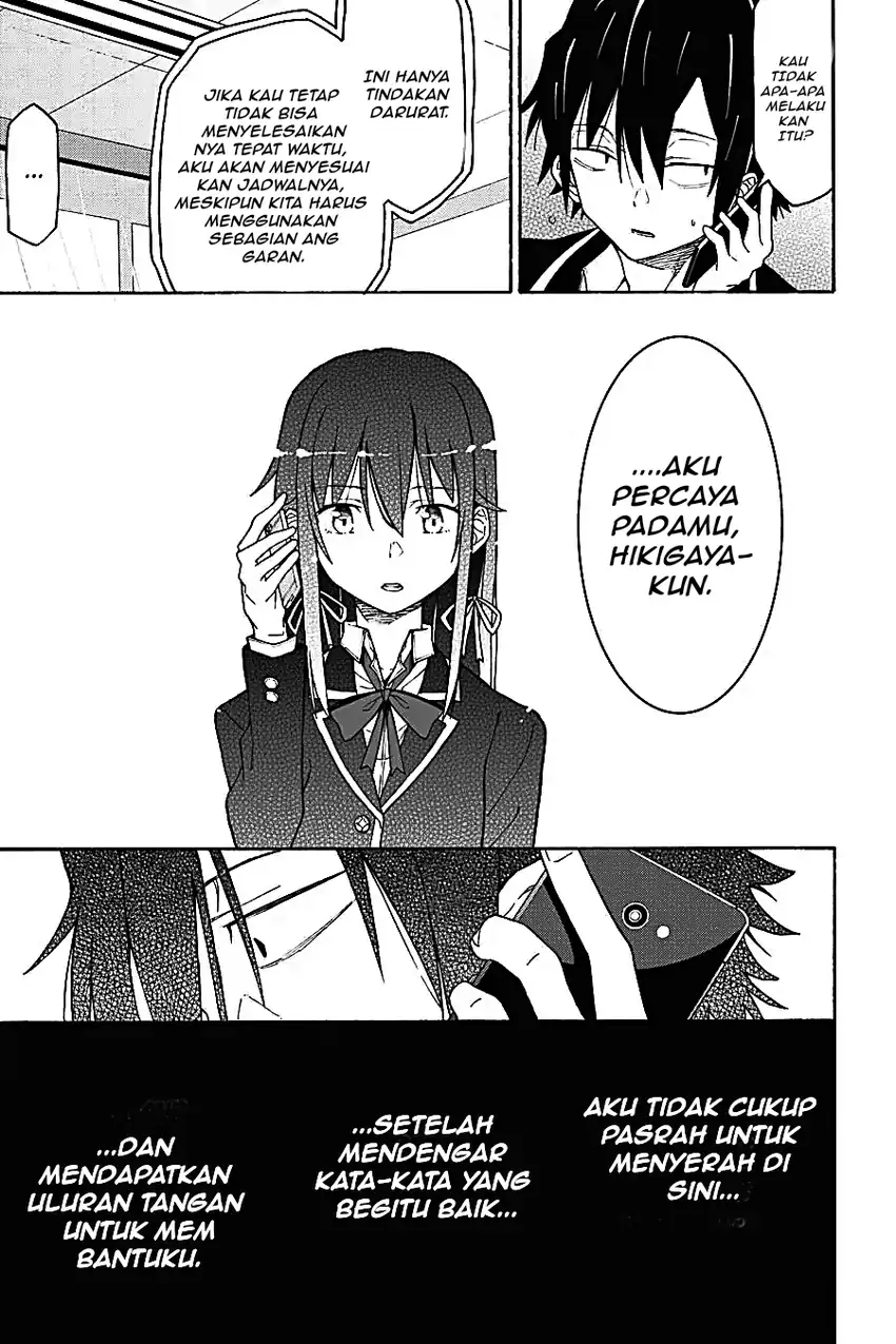 Yahari Ore no Seishun Love Come wa Machigatteiru @comic Chapter 71 Gambar 25