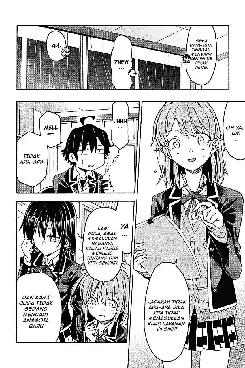 Yahari Ore no Seishun Love Come wa Machigatteiru @comic Chapter 71 Gambar 30