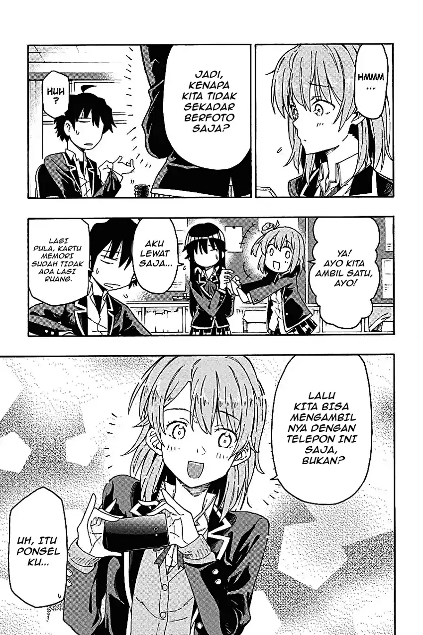 Yahari Ore no Seishun Love Come wa Machigatteiru @comic Chapter 71 Gambar 31