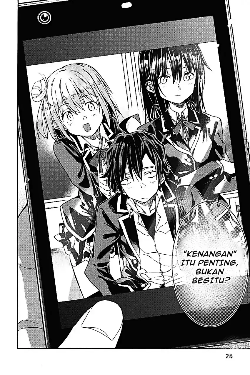 Yahari Ore no Seishun Love Come wa Machigatteiru @comic Chapter 71 Gambar 34