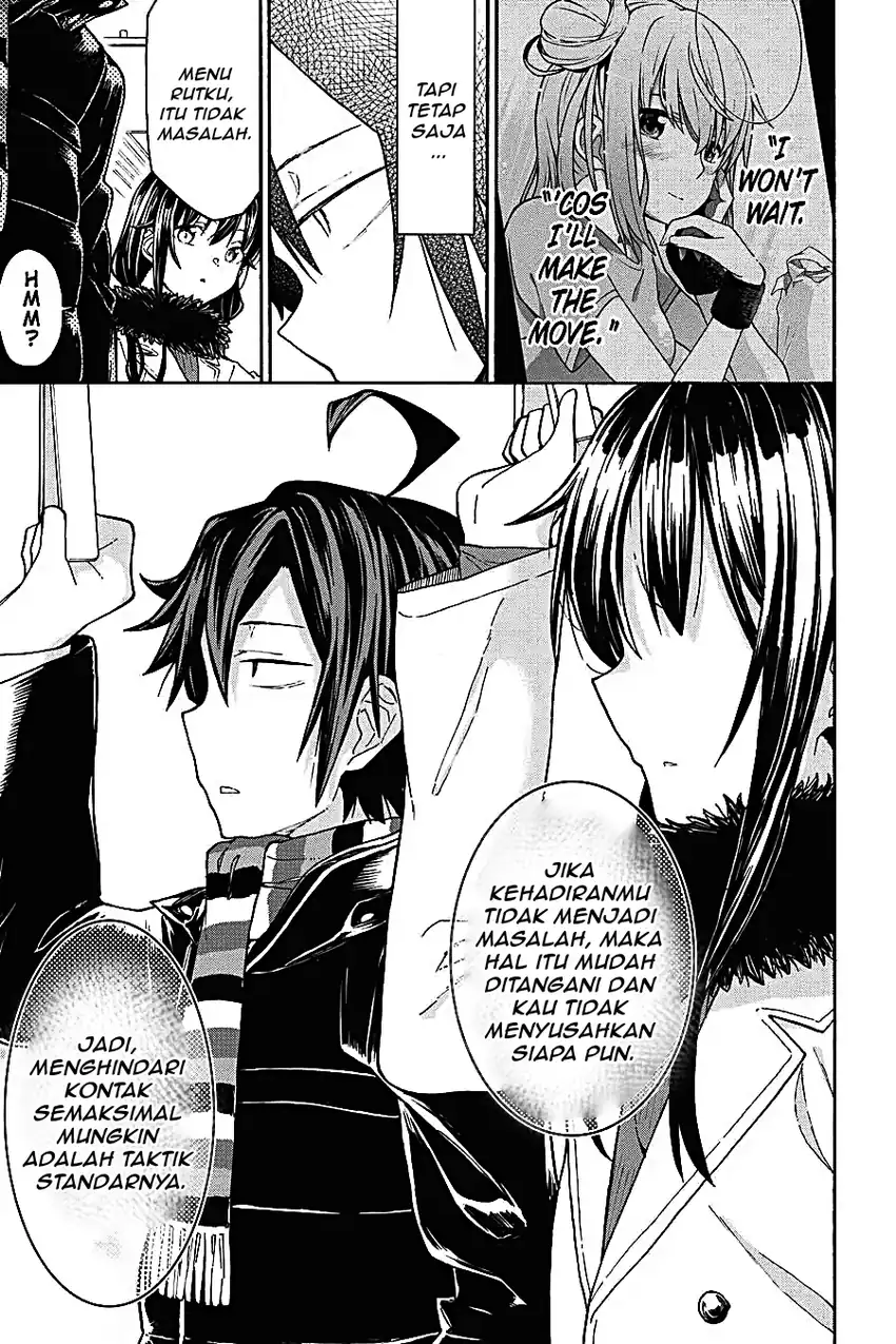 Yahari Ore no Seishun Love Come wa Machigatteiru @comic Chapter 72 Gambar 25