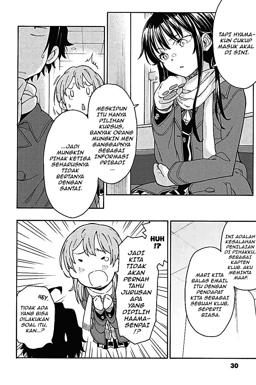 Yahari Ore no Seishun Love Come wa Machigatteiru @comic Chapter 75 Gambar 26