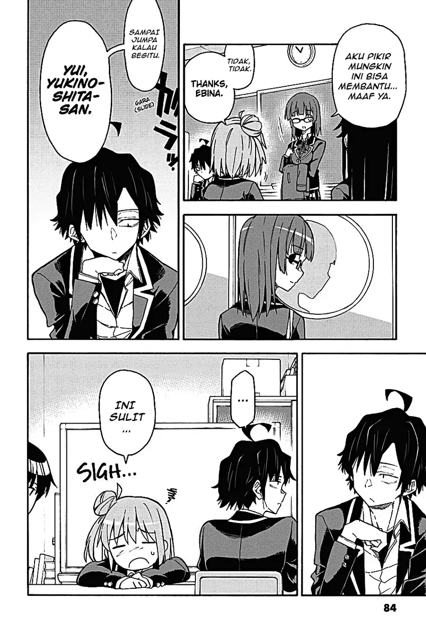 Yahari Ore no Seishun Love Come wa Machigatteiru @comic Chapter 77 Gambar 24