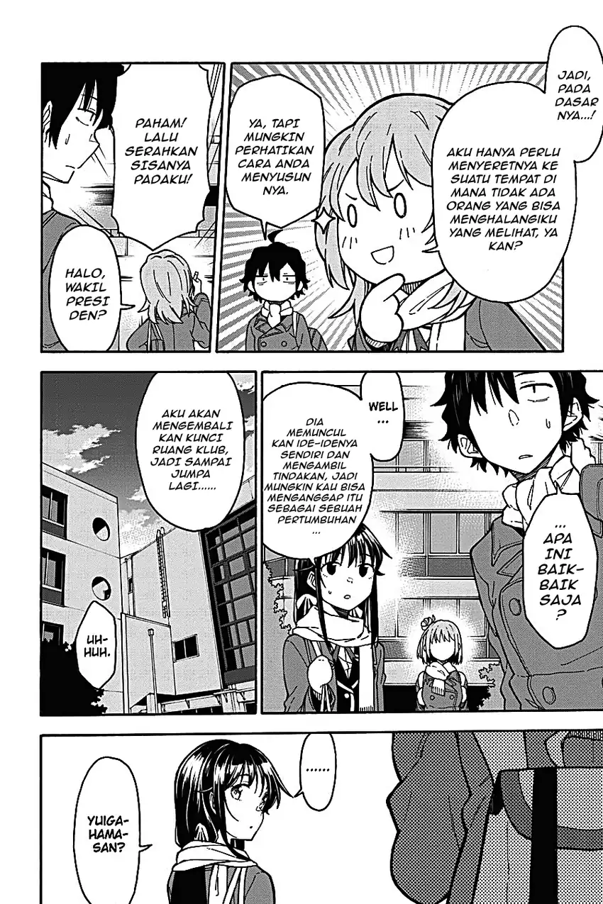 Yahari Ore no Seishun Love Come wa Machigatteiru @comic Chapter 81 Gambar 25