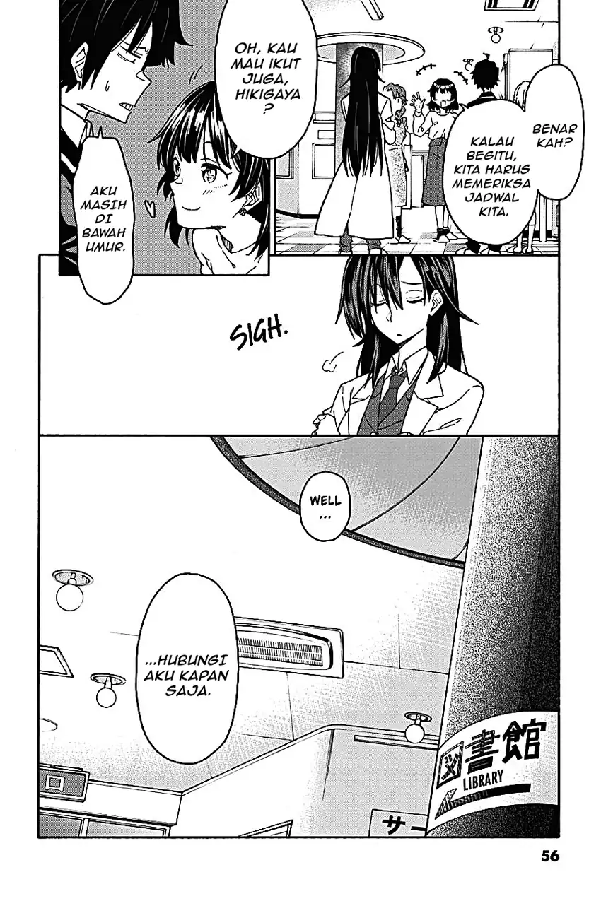 Yahari Ore no Seishun Love Come wa Machigatteiru @comic Chapter 82 Gambar 26