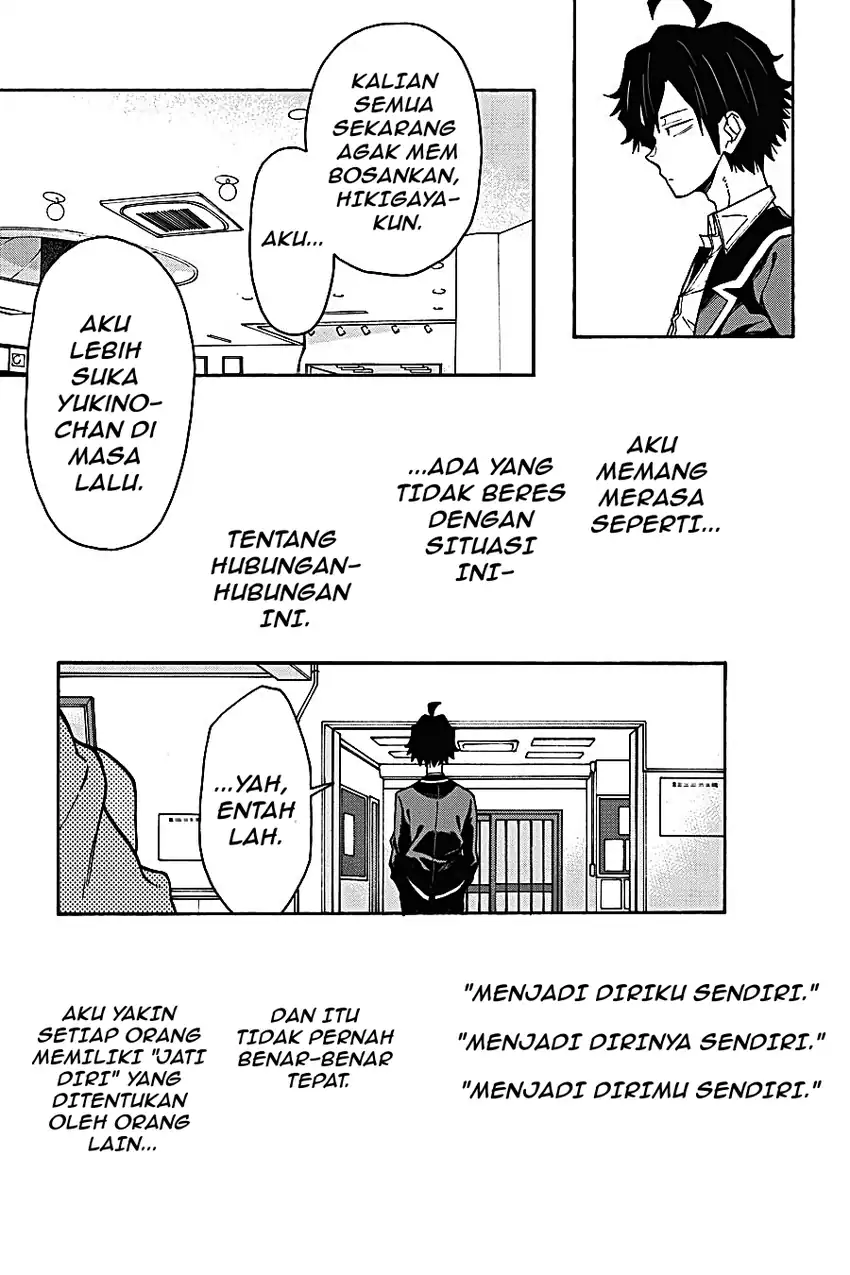 Yahari Ore no Seishun Love Come wa Machigatteiru @comic Chapter 83 Gambar 25
