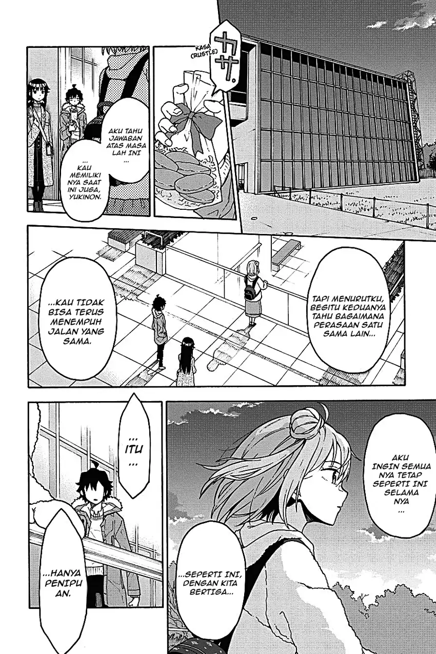 Yahari Ore no Seishun Love Come wa Machigatteiru @comic Chapter 85 Gambar 24