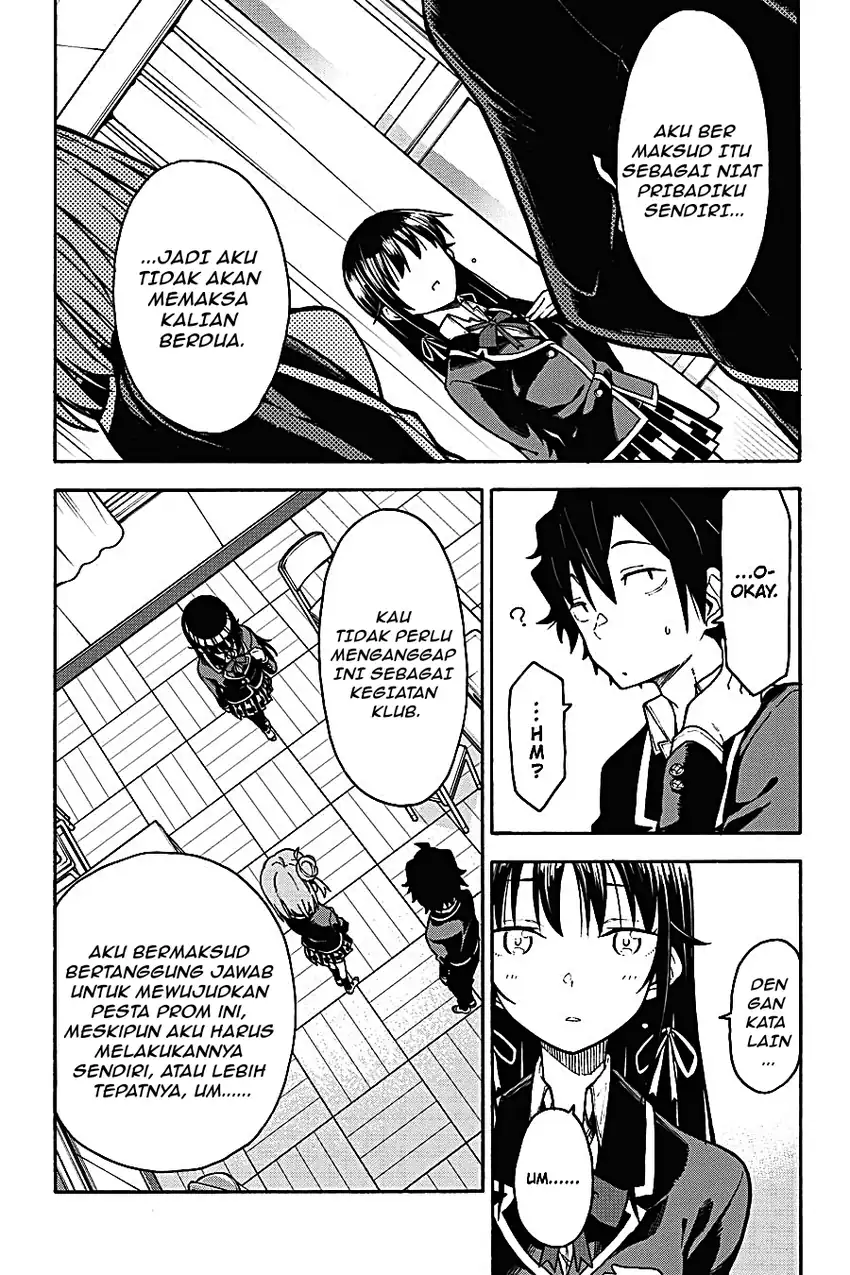 Yahari Ore no Seishun Love Come wa Machigatteiru @comic Chapter 88 Gambar 24