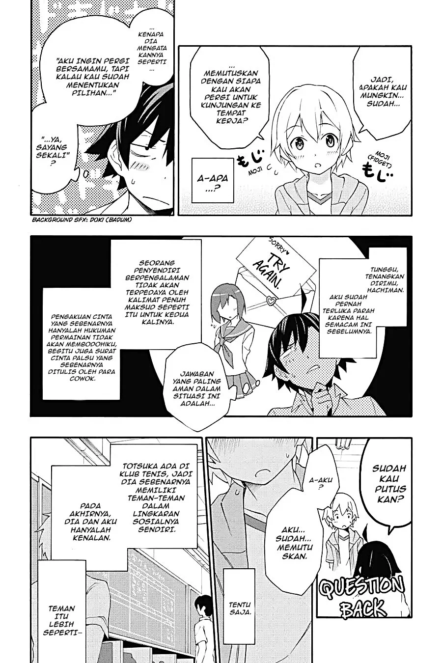 Yahari Ore no Seishun Love Come wa Machigatteiru @comic Chapter 9.1 Gambar 7