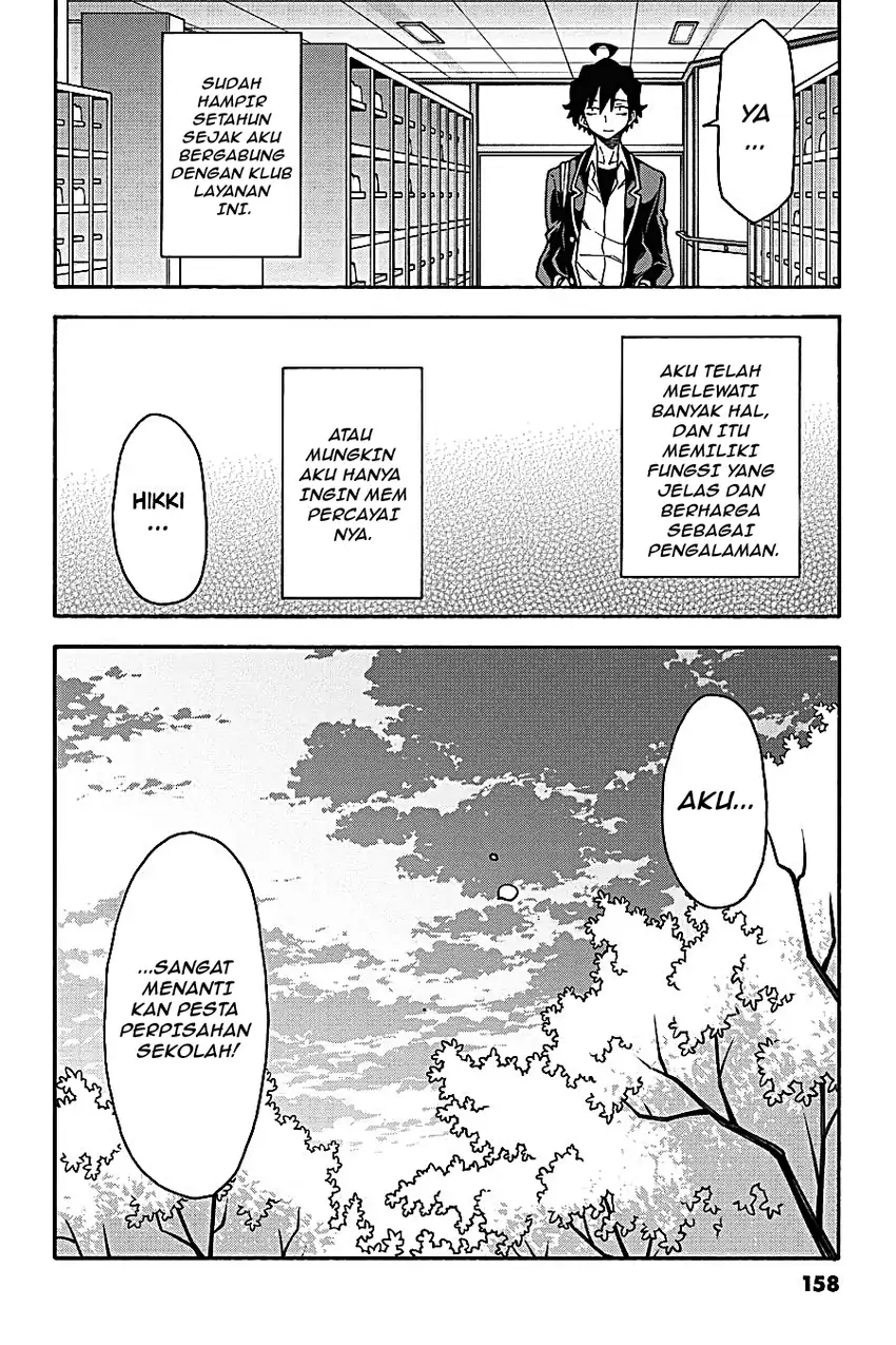 Yahari Ore no Seishun Love Come wa Machigatteiru @comic Chapter 90 Gambar 29