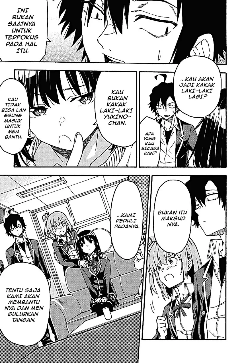 Yahari Ore no Seishun Love Come wa Machigatteiru @comic Chapter 92 Gambar 18