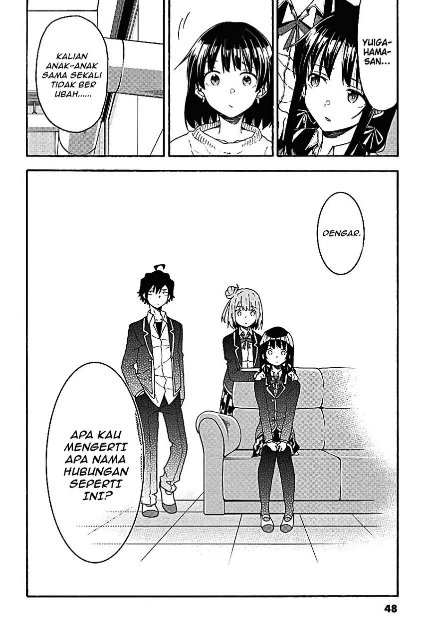 Yahari Ore no Seishun Love Come wa Machigatteiru @comic Chapter 92 Gambar 19